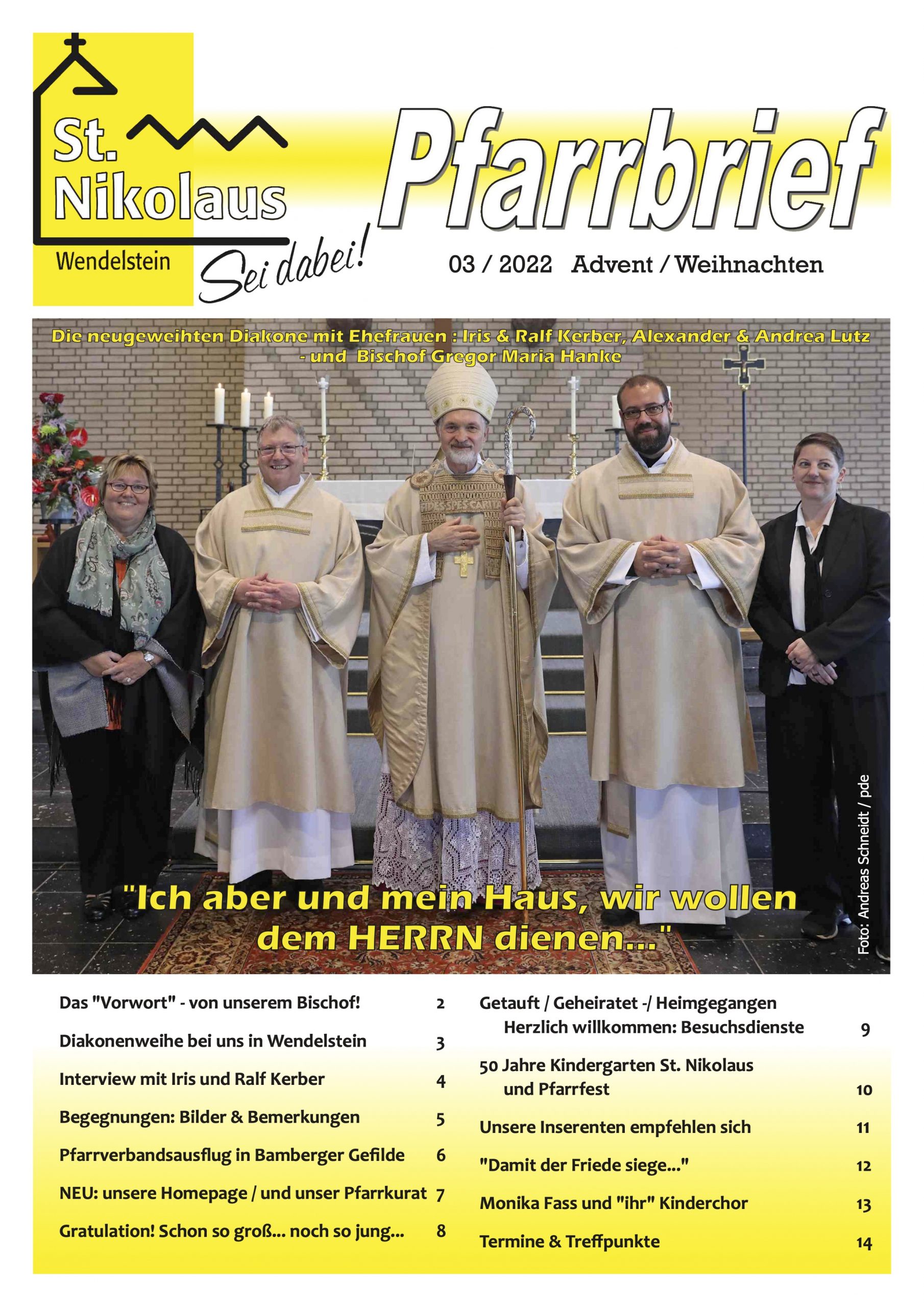 Pfarrbriefe kath. Pfarrverband brückenschlag